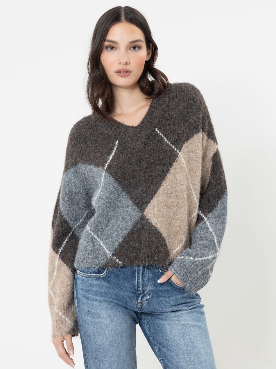 HERRLICHER FLORALIN STRICKPULLOVER