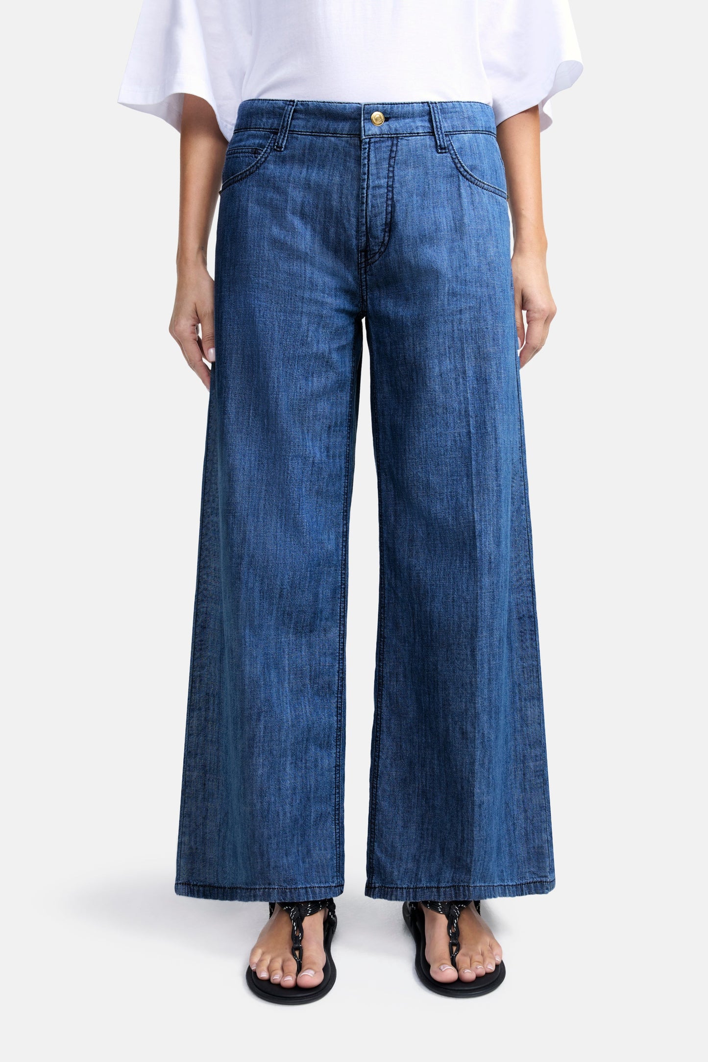 CAMBIO JEANS PALAZZO CROPPED