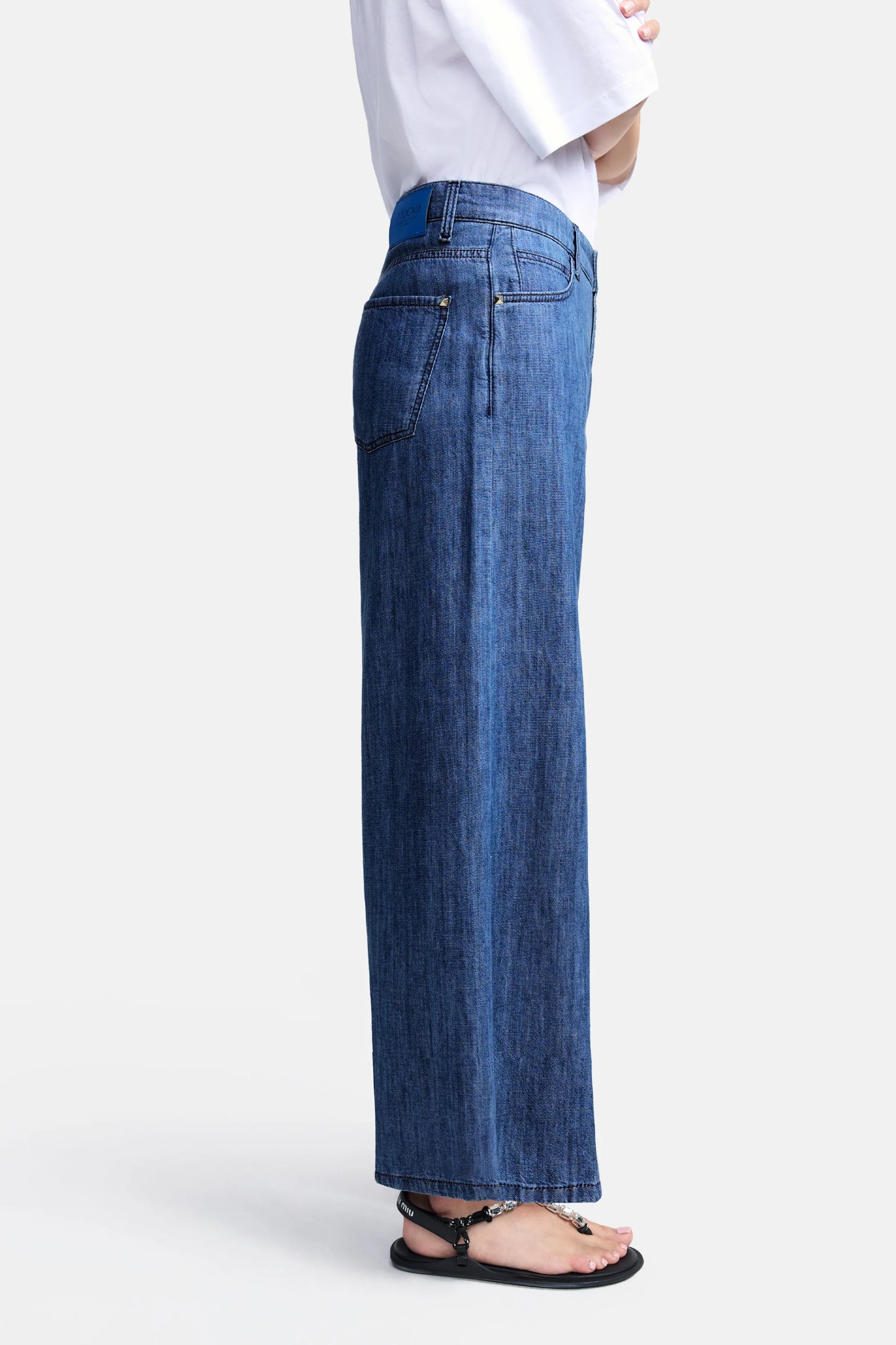 CAMBIO JEANS PALAZZO CROPPED