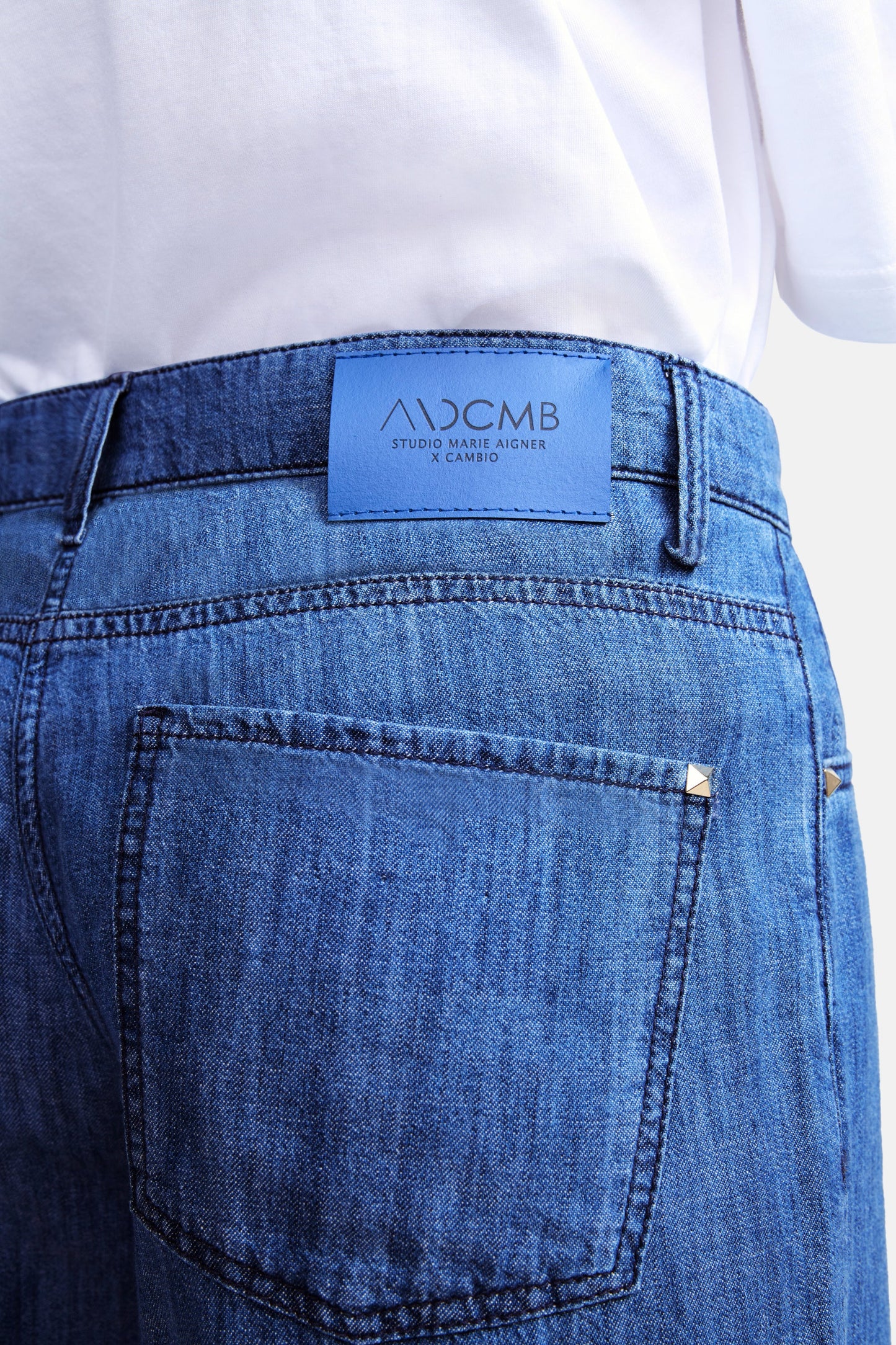 CAMBIO JEANS PALAZZO CROPPED