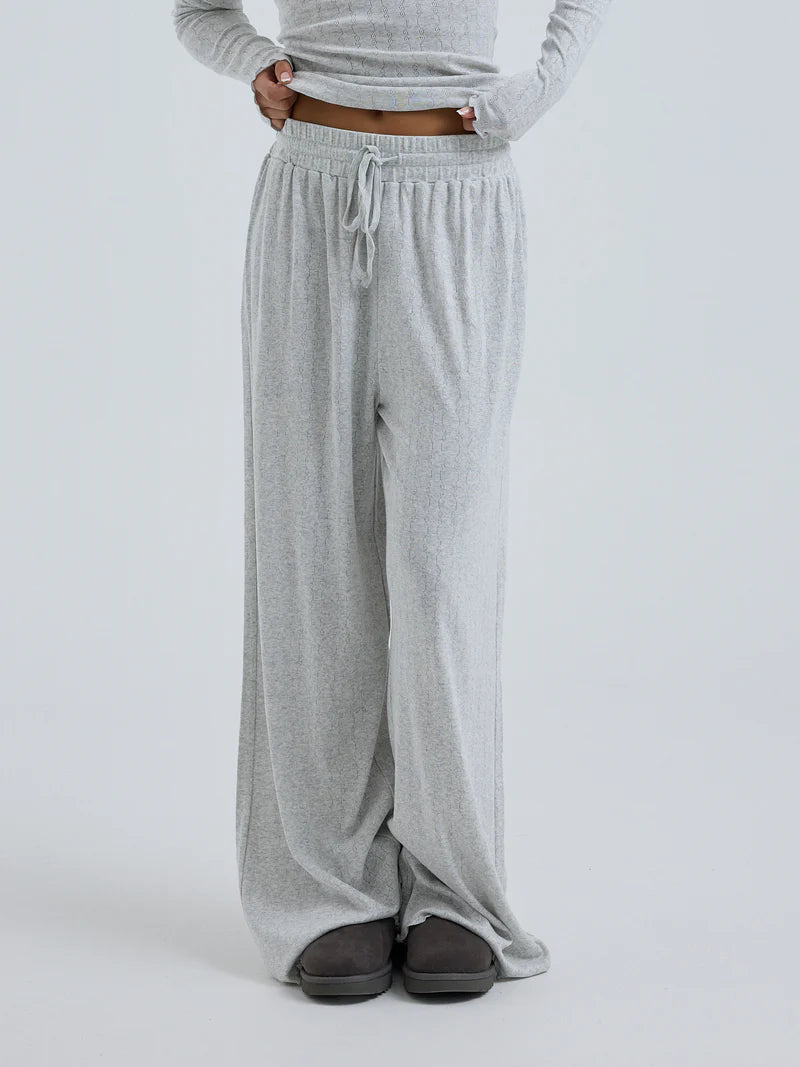 SEAMLESS BASIC JACQUARD PANTS