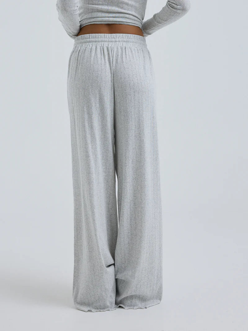 SEAMLESS BASIC JACQUARD PANTS