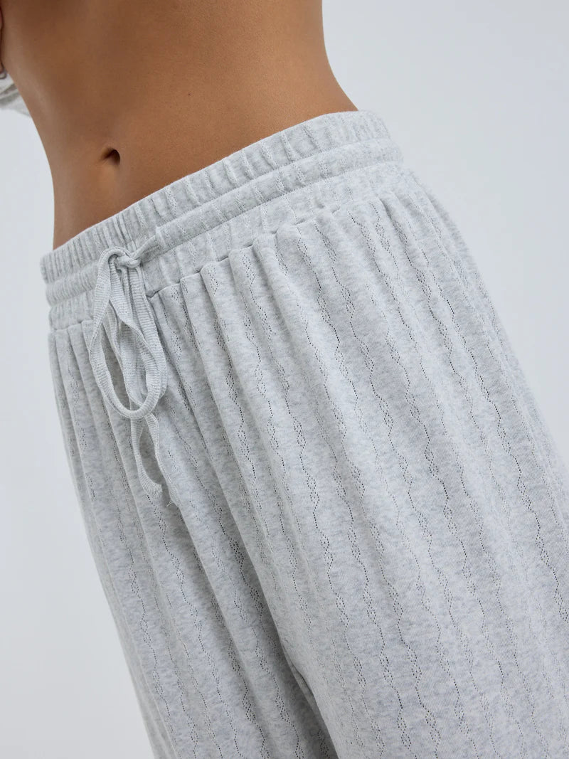 SEAMLESS BASIC JACQUARD PANTS