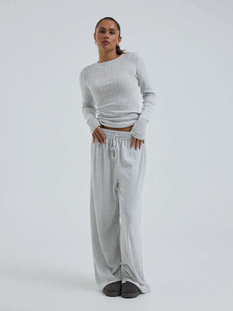 SEAMLESS BASIC JACQUARD PANTS