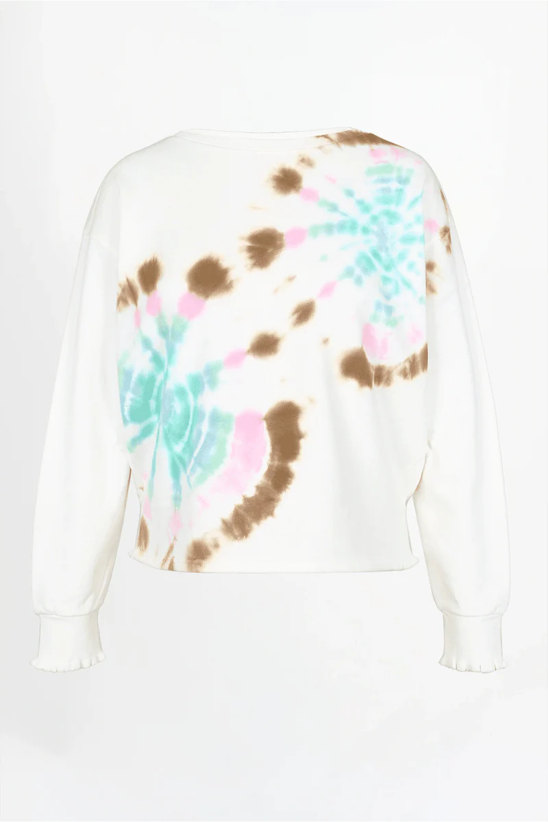 LOVE JOY VICTORY BATIK SWEATSHIRT ROSE