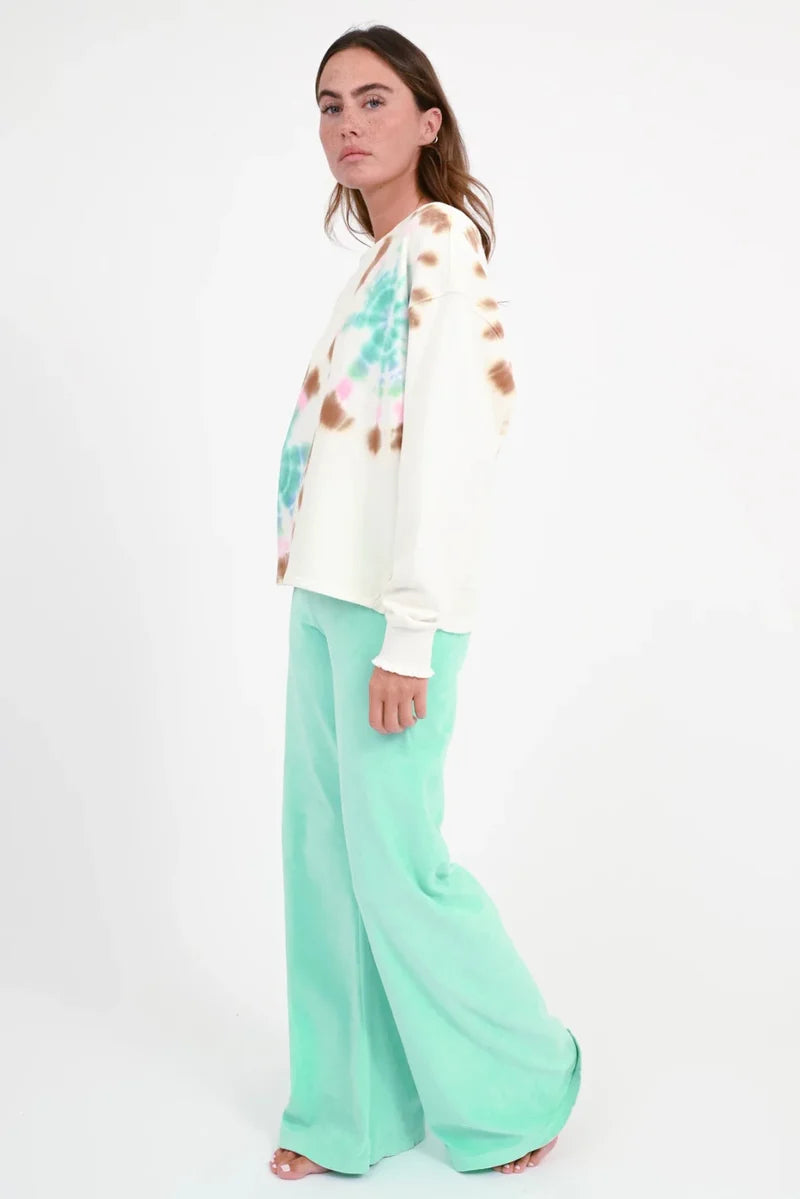 LOVE JOY VICTORY BATIK SWEATSHIRT ROSE