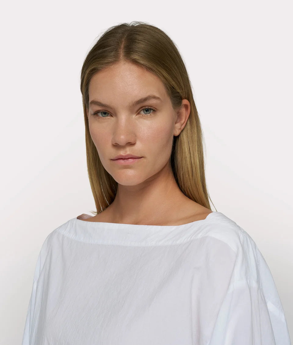 10DAYS BOATNECK BLOUSE POPLIN