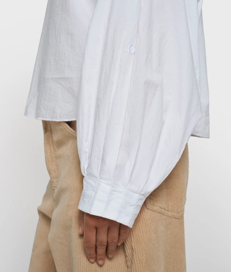 10DAYS BOATNECK BLOUSE POPLIN