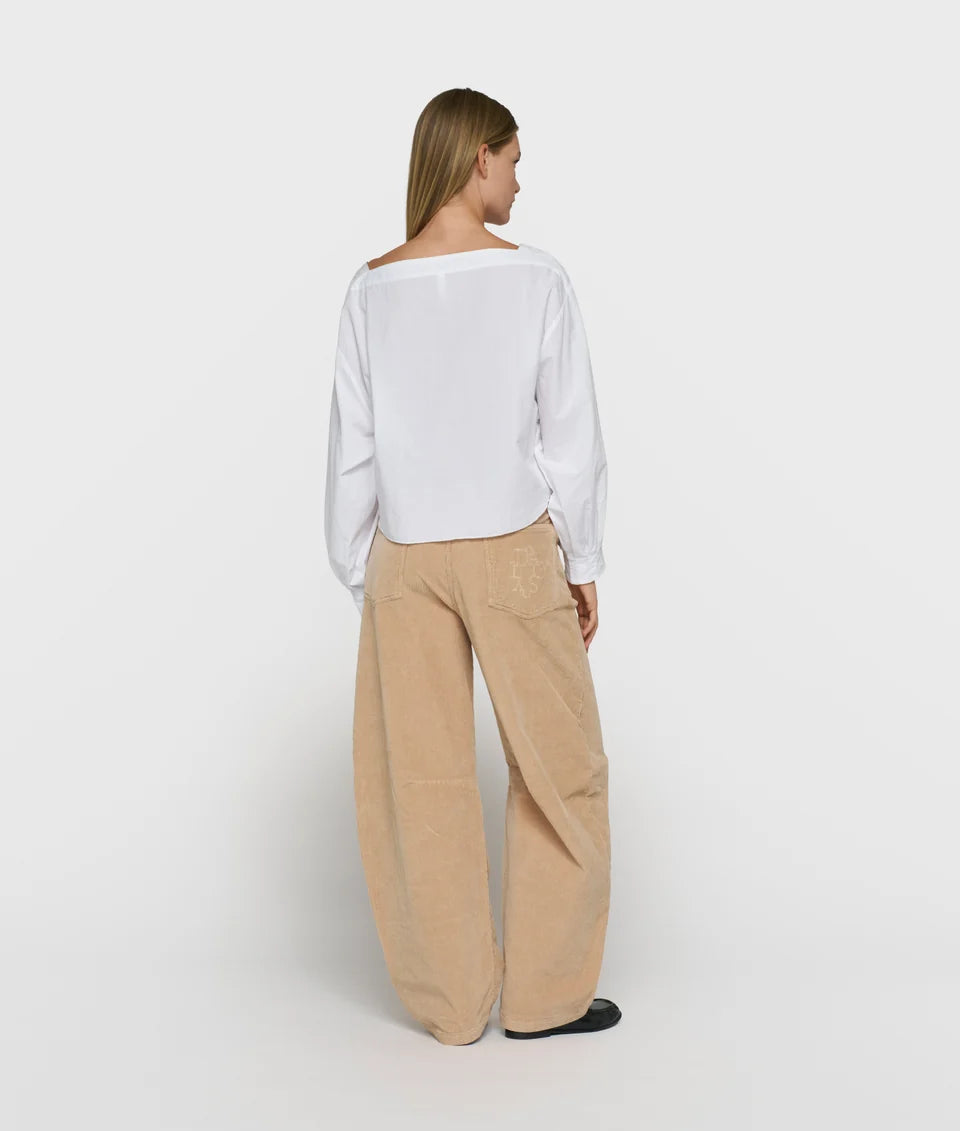 10DAYS BOATNECK BLOUSE POPLIN