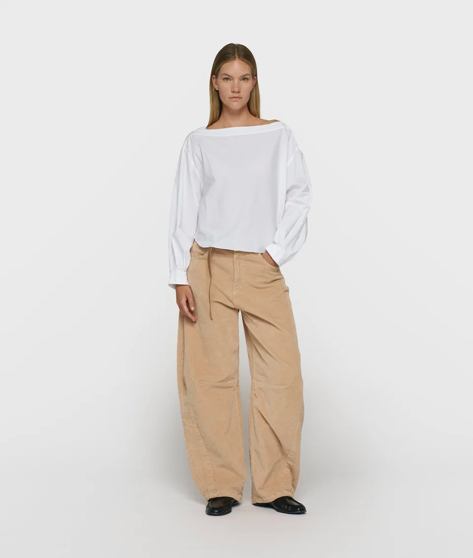10DAYS BOATNECK BLOUSE POPLIN