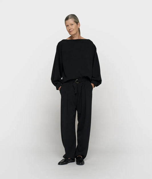 10DAYS BELTED PANTS CREPE