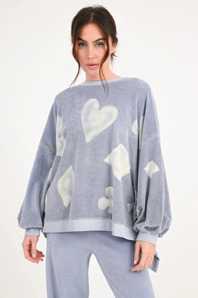 LOVE JOY VICTORY OVERSIZE SWEATSHIRT IZAR