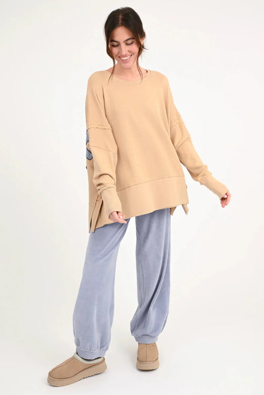 LOVE JOY VICTORY OVERSIZE SWEATSHIRT KRIZ