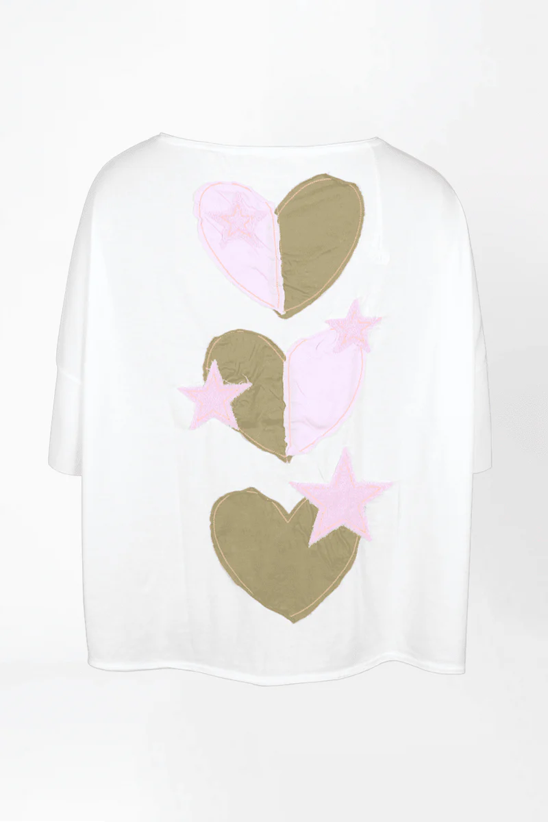 LOVE JOY VICTORY OVERSIZE T-SHIRT PAPU