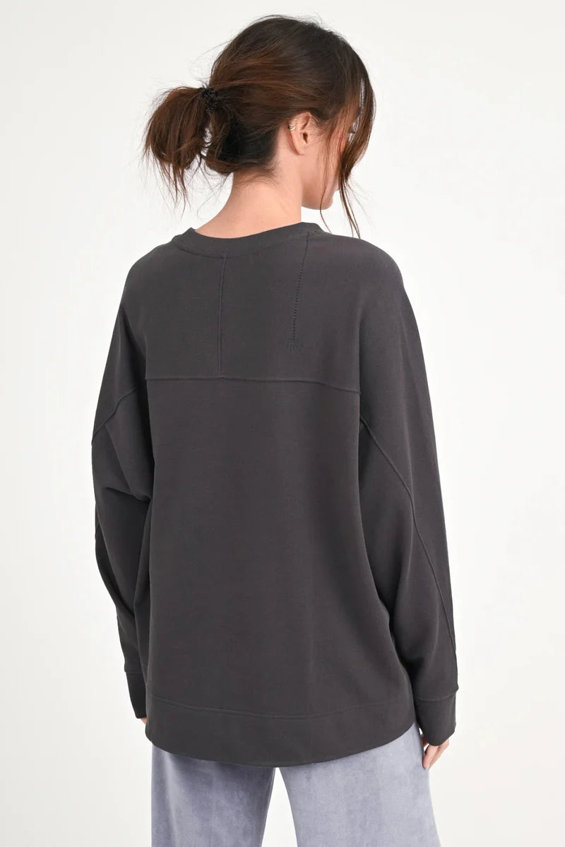 LOVE JOY VICTORY SWEATSHIRT FLOCKPRINT FELIS