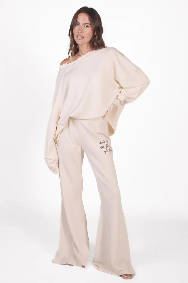 LOVE JOY VICTORY SWEATSHIRT VIOLA