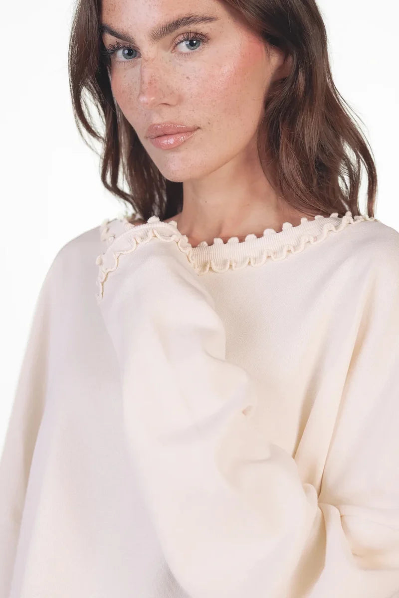 LOVE JOY VICTORY SWEATSHIRT VIOLA
