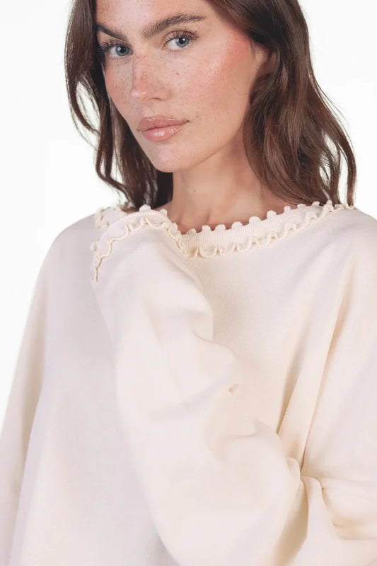 LOVE JOY VICTORY SWEATSHIRT VIOLA