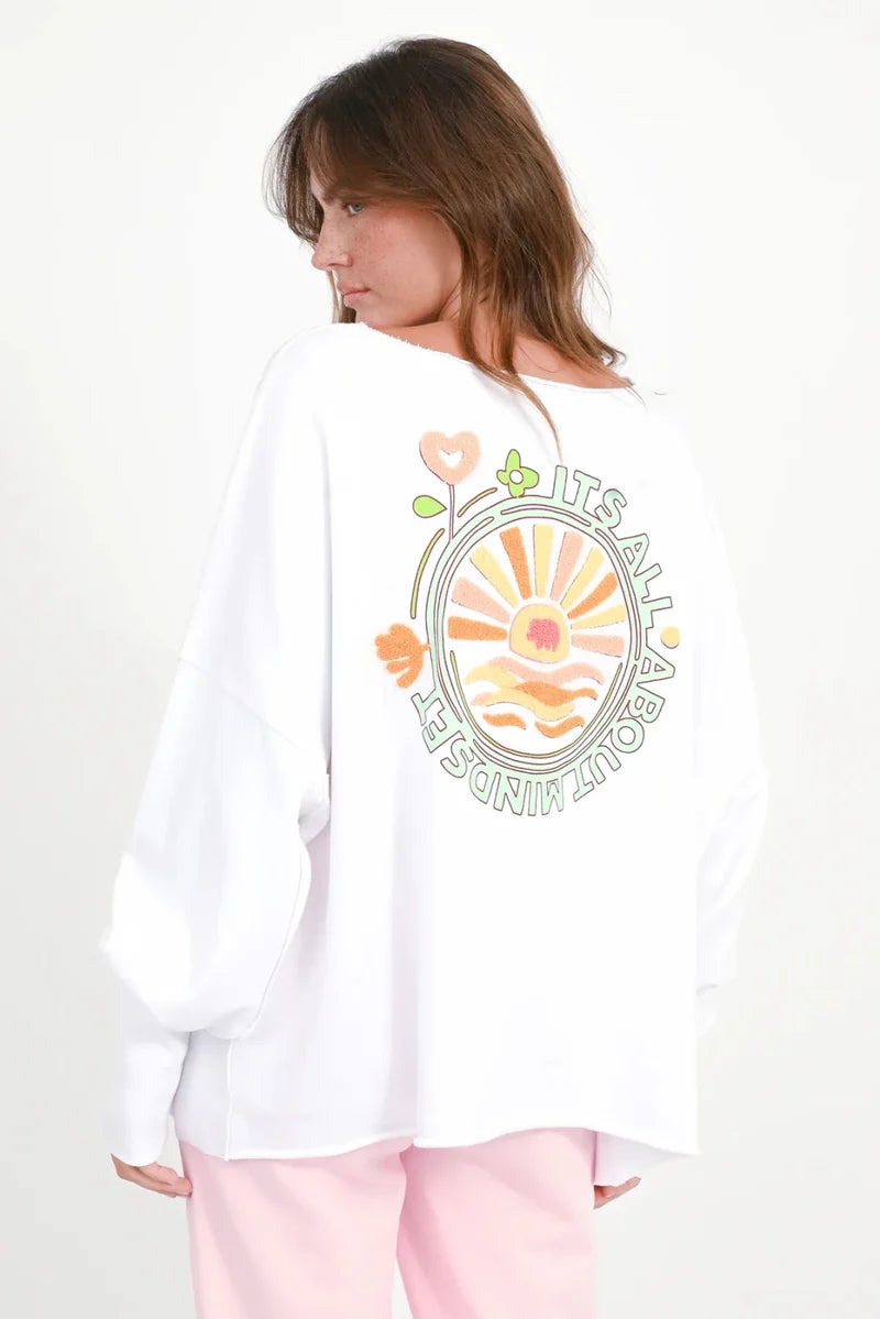 LOVE JOY VICTORY SWEATSHIRT HILDA