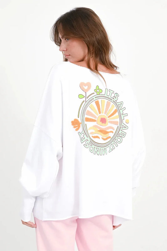 LOVE JOY VICTORY SWEATSHIRT HILDA