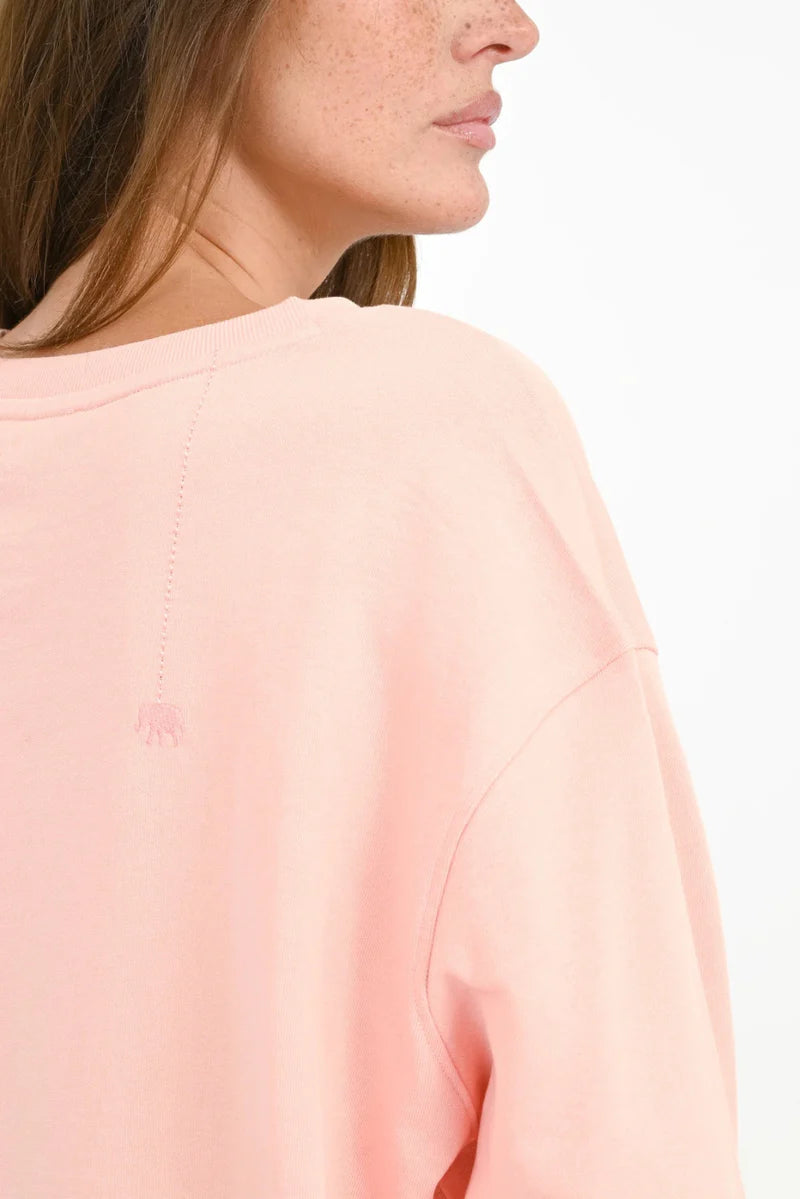 LOVE JOY VICTORY SWEATSHIRT ROSE