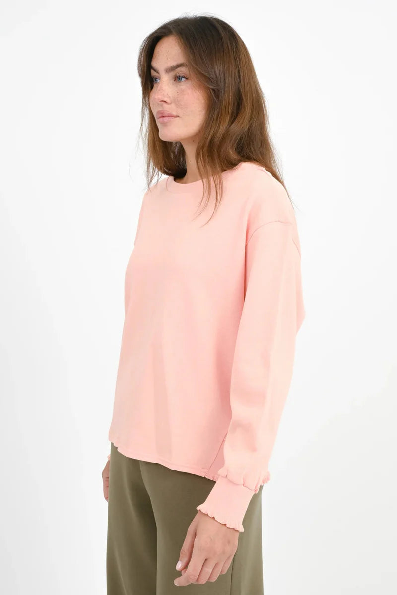 LOVE JOY VICTORY SWEATSHIRT ROSE