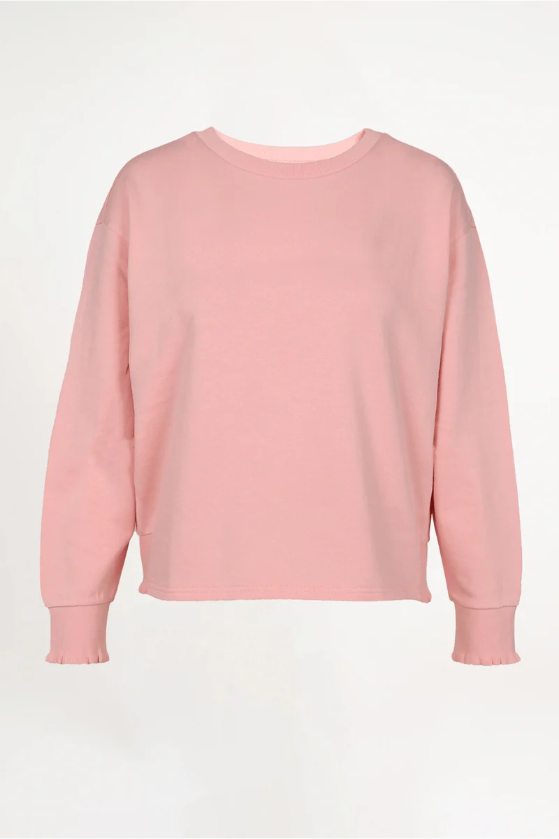 LOVE JOY VICTORY SWEATSHIRT ROSE