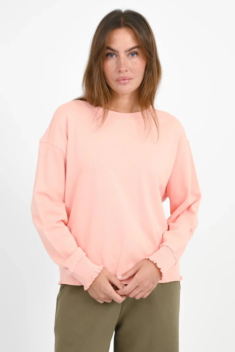 LOVE JOY VICTORY SWEATSHIRT ROSE